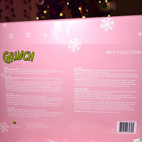 NEW The Grinch Bath Collection 10PC Gift Set - Picture 8 of 8